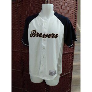 Rickie Weeks Milwaukee Brewers Baseball jersey Youth large 14 - 16 MLB